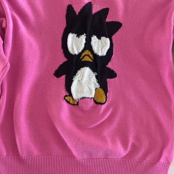 Hello Kitty Sweater Badtz Maru Pink  Small Forever 21 x Hello Kitty - Picture 5 of 6